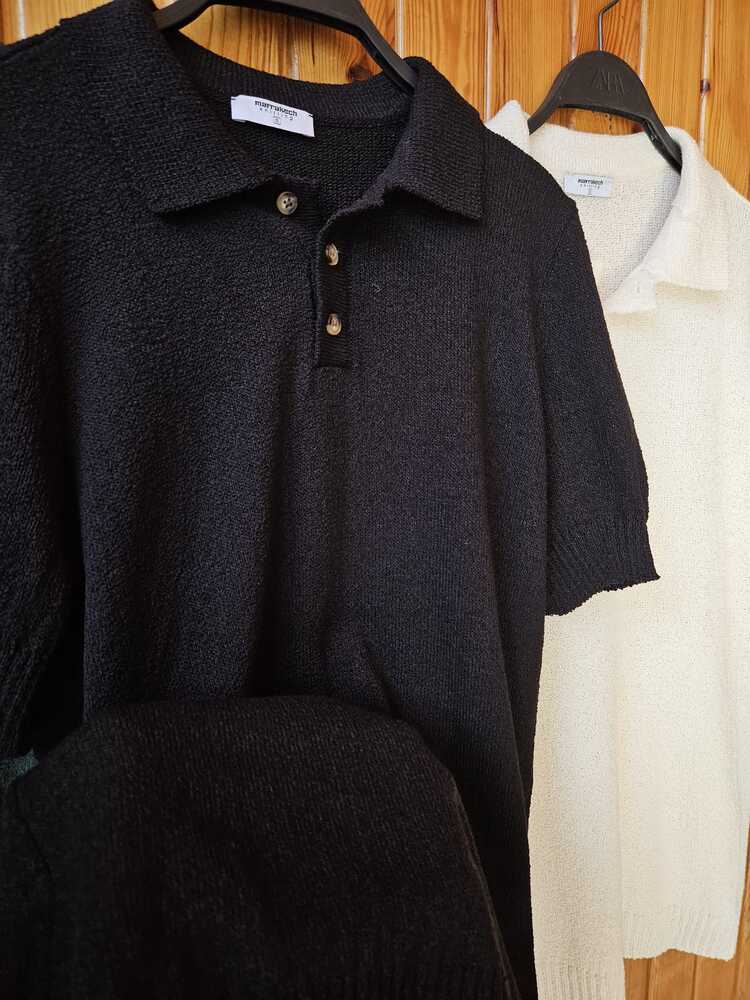Marrakech Örme Tshirt Siyah