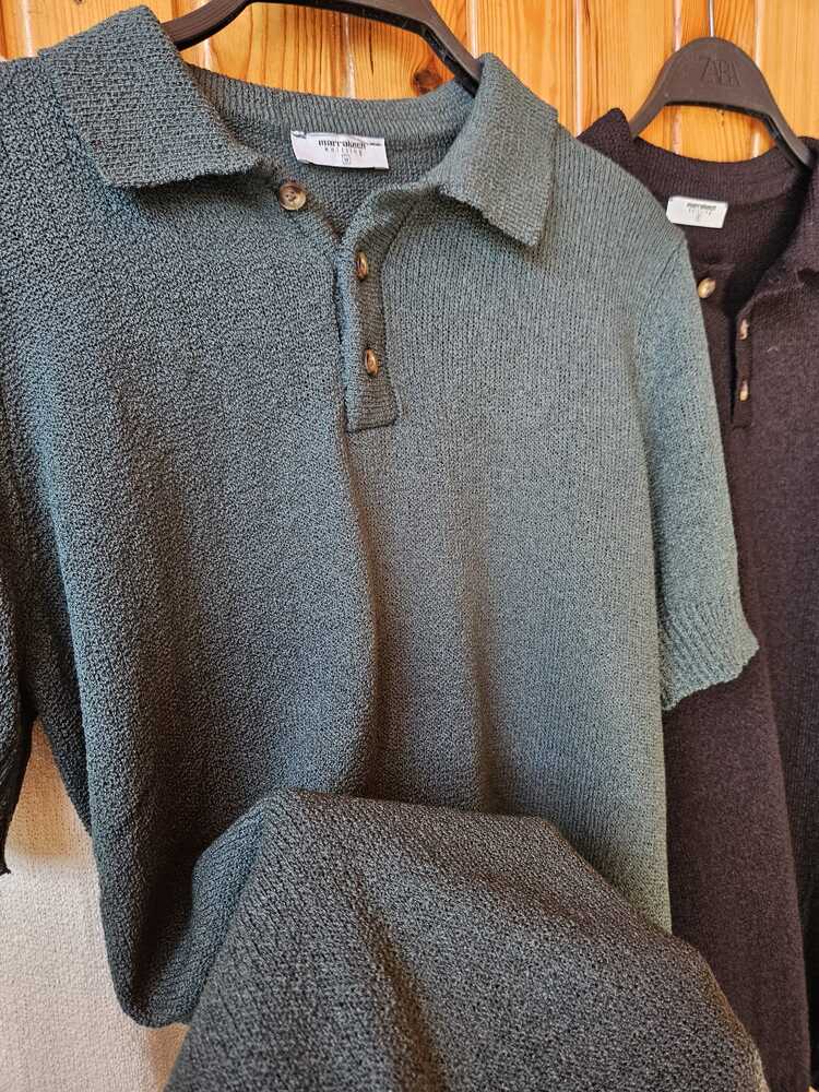 Marrakech Örme Tshirt Yeşil