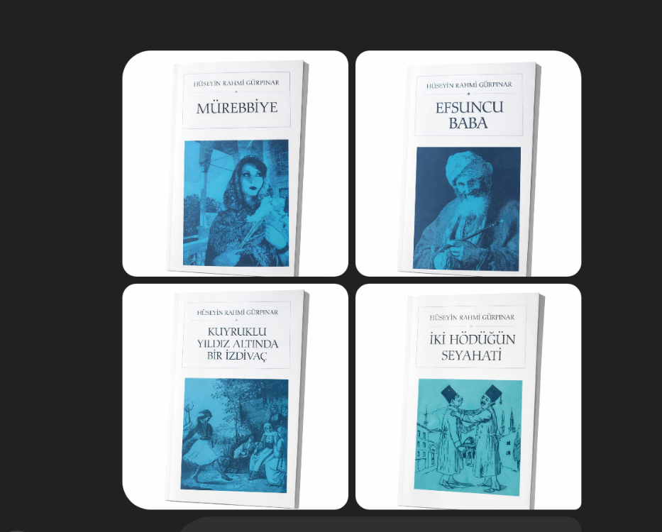 9781695328204 Hüseyin Rahmi Gürpınar Seti (4 Kitap) KARBON KİTAPLAR