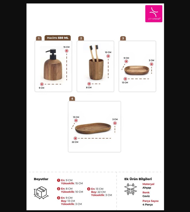 D-S21272 Alessi Banyo Seti 4 Parça