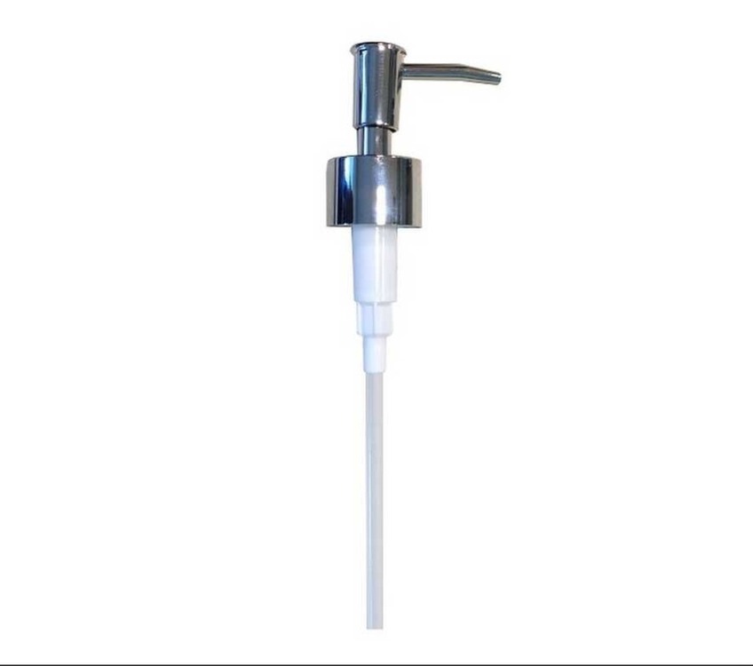 D-13791 Sıvı Sabunluk İçin Yedek Pompa Gümüş Banyo Parça Spare Pump For Lotion Bottle 1 Adet
