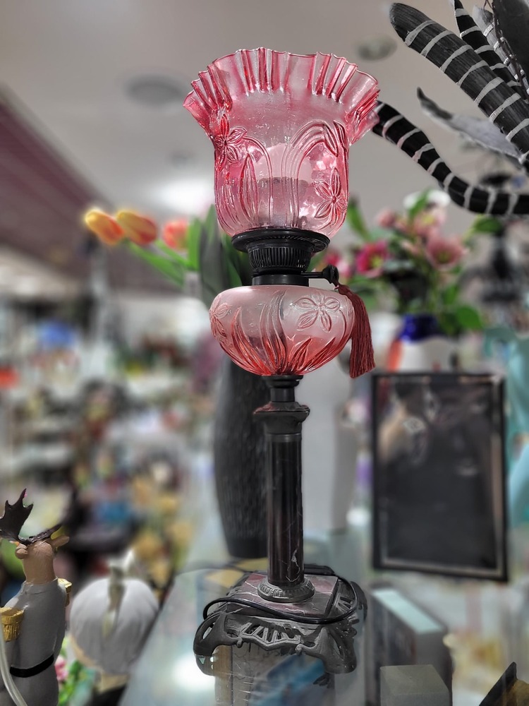 CTURLAMBEL Cam Metal Yuvarlak Lamba Ampullü Prizli 58cm 1 Adet