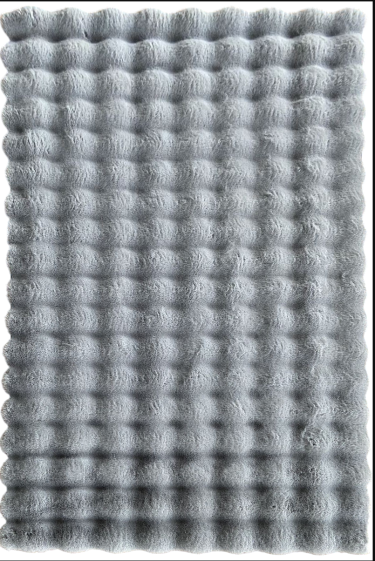 BUBBLEGRİ_banyo_44325 Bubble Halı | Gri 75 x 110 cm