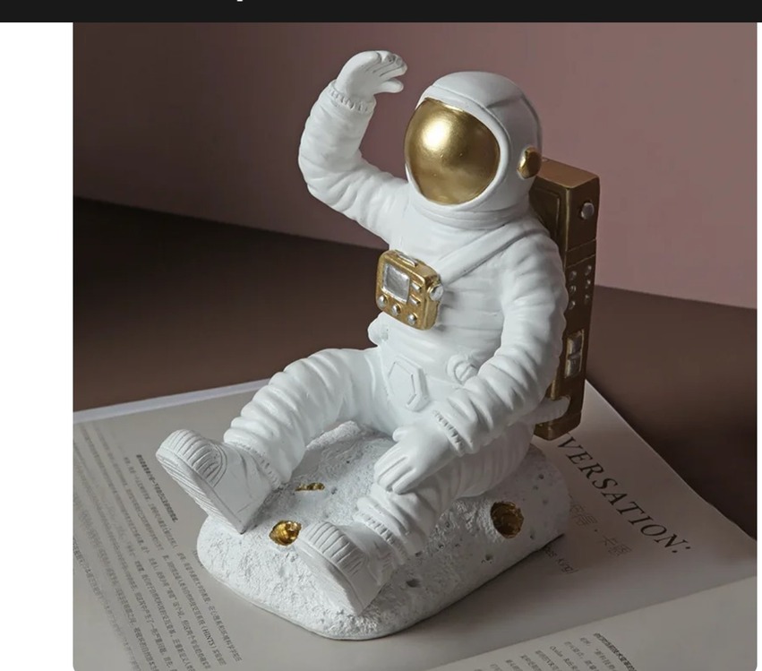 A071695338 İskandinav İnsan Astronot Minyatür Figür Reçine Zanaat 1 Adet