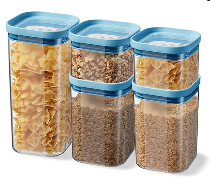 M-SK08-16-02 Seoul Kuru Gıda Saklama Kabı 1800 ML - 12 x 12 x 23 CM