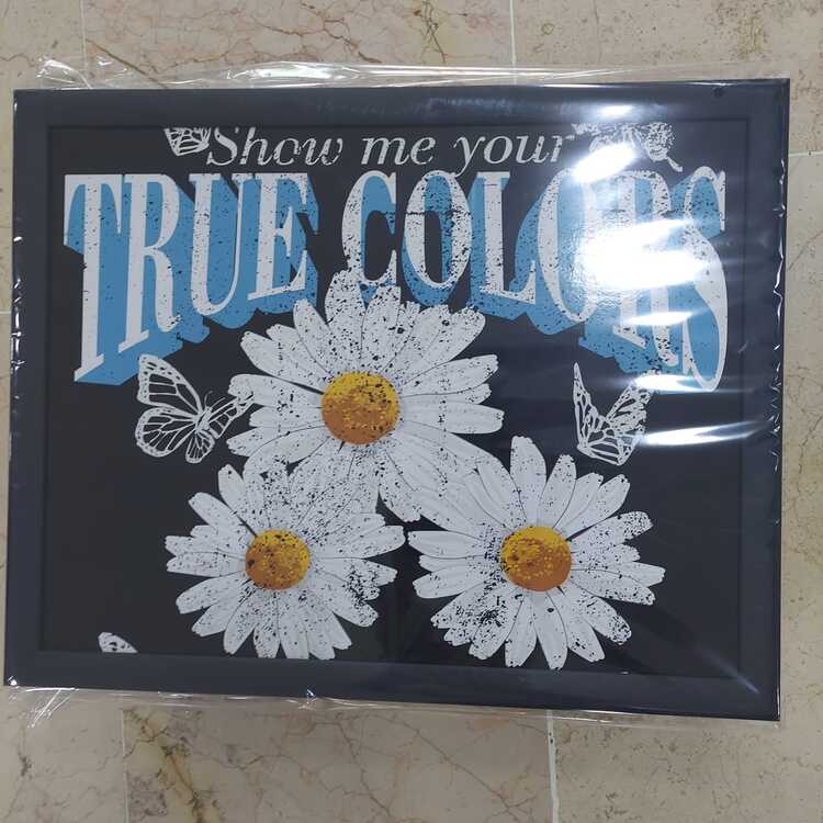 TRUECOLORSDT Minderli Desenli Keyif Tepsisi Kahvaltı Tepsisi Gerçek Renkler