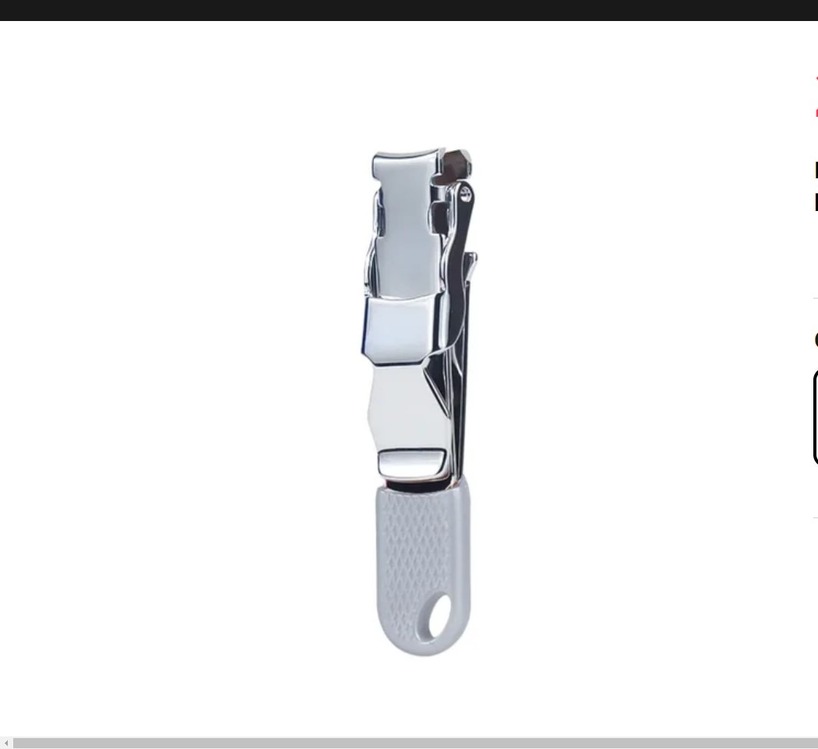 G1005006038731258 Gri Mini Ultra İnce Tırnak Makas Taşınabilir 1 Adet