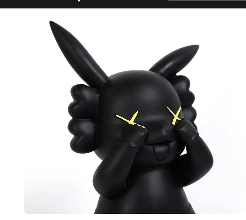 1PX-0668B Pikachu Black Decor 20x18x32cm Modern Komik Karikatür 1 Adet