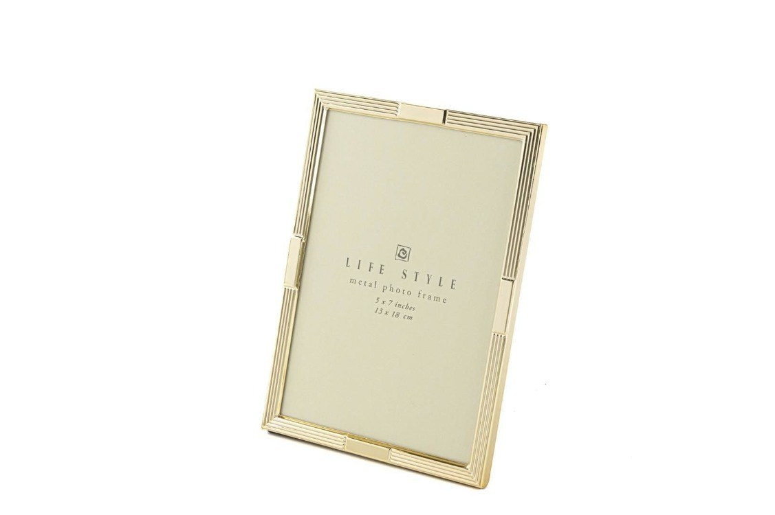 P158.391331 Gold Metal Çerçeve 13x18cm DEKORATİF HEDİYELİK