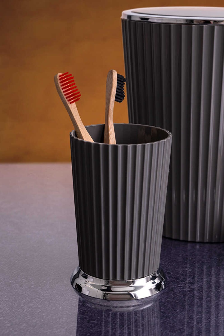 M-SA15-07 Nely Diş Fırçalık - Gri Banyo