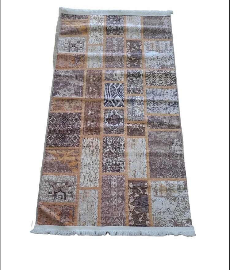 6523 Phome Vintage Desenli Halı 80x150cm 1 Adet
