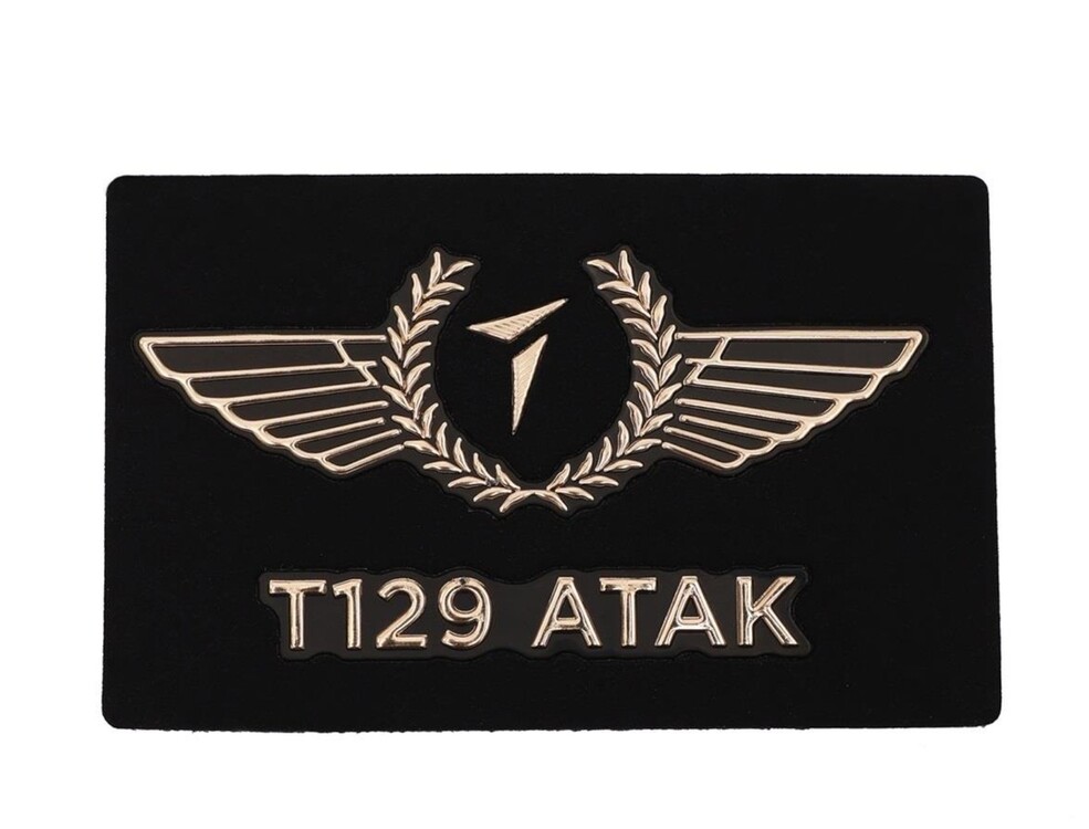 P-00571-STD-STD T129 ATAK İsimlik Peç (Tırtıklı Cırtlı, Cırt Karşılığı Hariç)