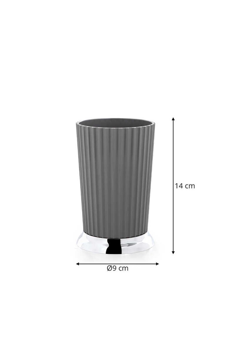 M-SA15-07 Nely Diş Fırçalık - Gri Banyo