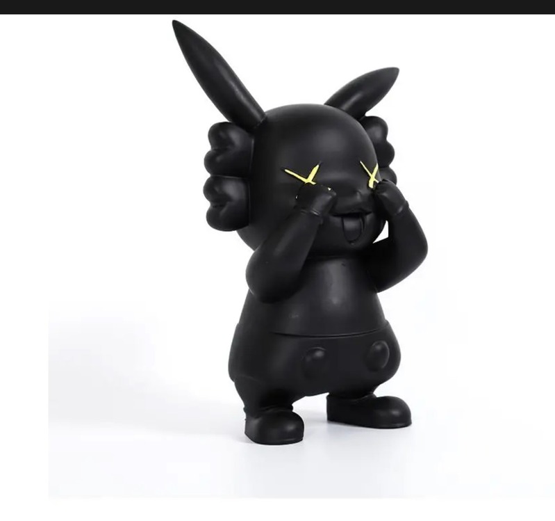 1PX-0668B Pikachu Black Decor 20x18x32cm Modern Komik Karikatür 1 Adet