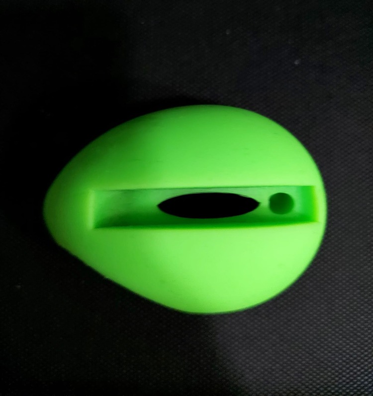 A04LOJ Oval Silikon 8cm Iphone 4 için Doğal Ses Yükseltici Stand Yeşil Aksesuar 1 Adet