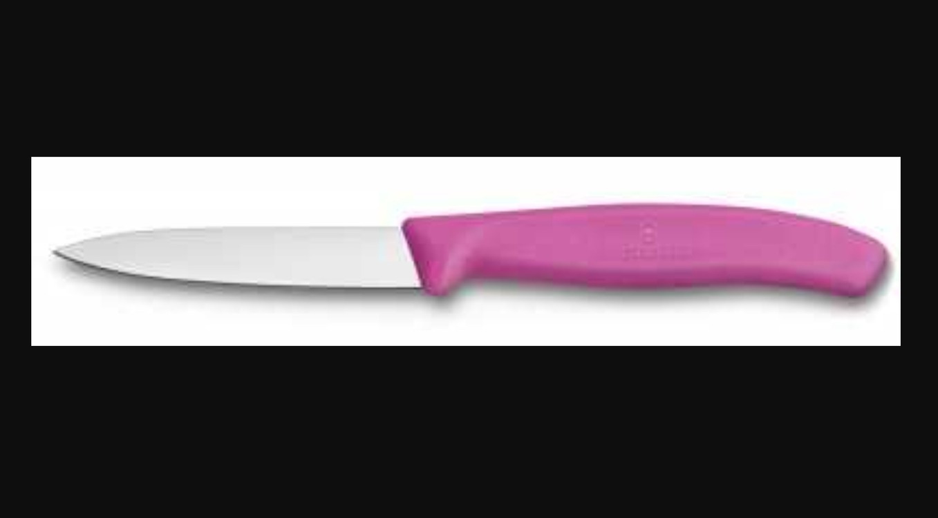 VT 6.7706.L115 Victorinox SwissClassic 10cm Soyma Bıçağı Mutfak Pembe 1 Adet