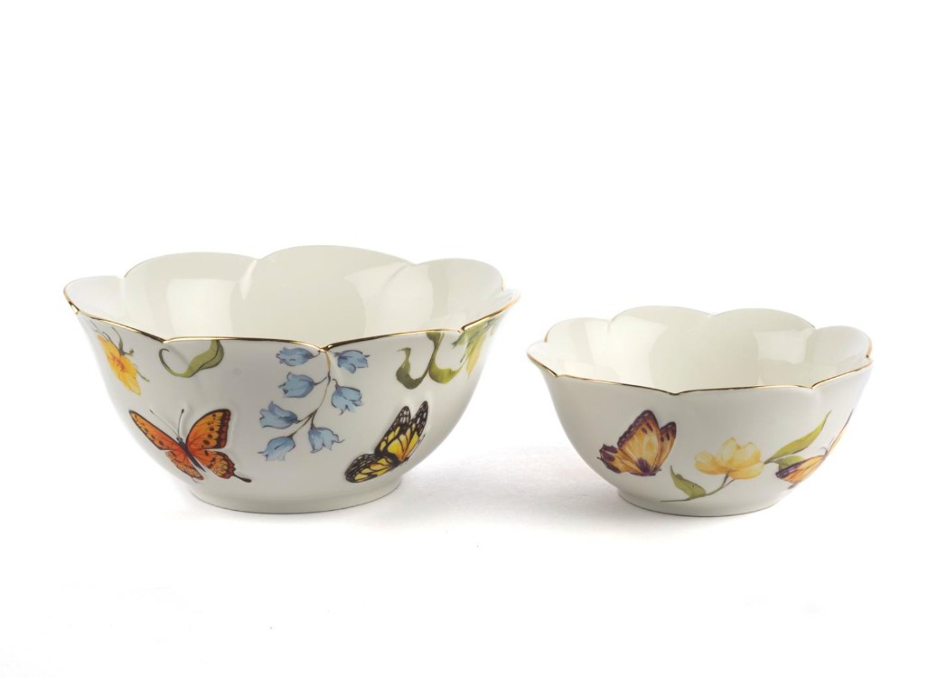 P374.101258 Mariposa 2li Kase Seti 13-16cm Mutfak Butik Porselen