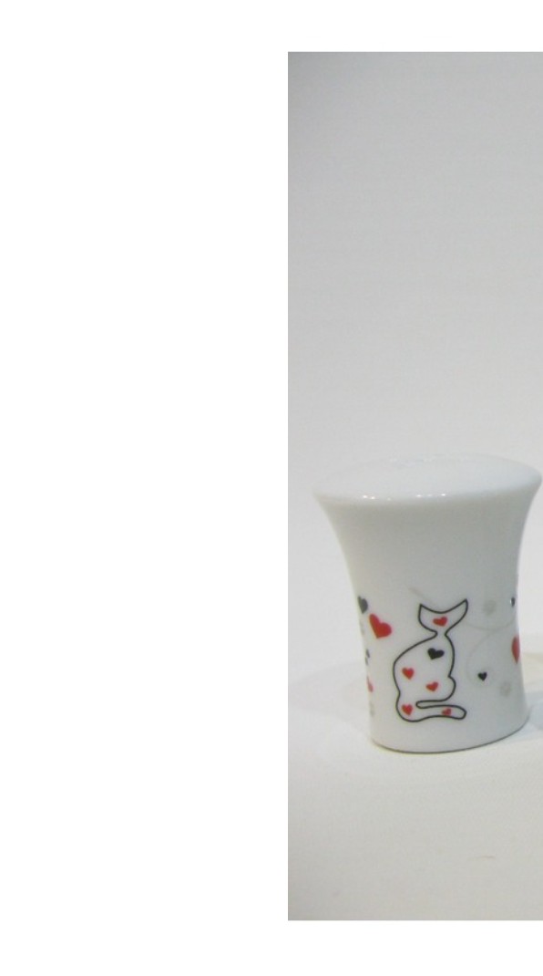 A54.09.TBP.LOVE.CAT Cats By Luyano Tuzluk Biberlik Seti Love Cats Aşk Kedil