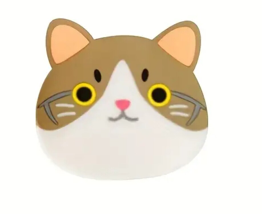 VP2378144 Altın İmparator Kedi Silikon Kedi Bardak Altlık Karikatür Kedi Tasarımlı