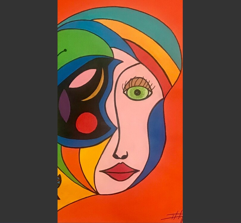 15861910 Ruh Eşleri Tuval Üzerine Akrilik 60x80cm Art İspanya Eser Tablo