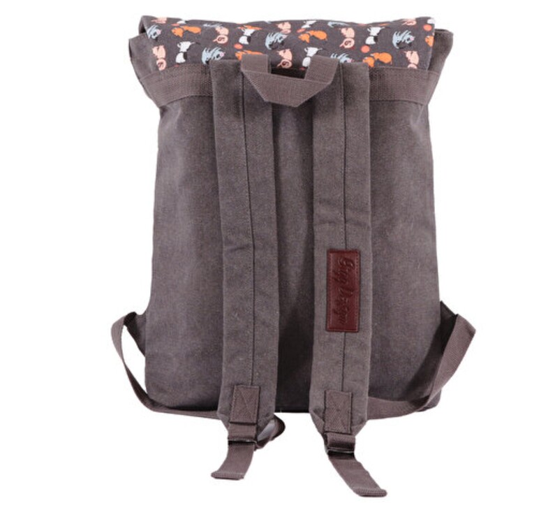BGD8681126436151 Design Dogs Vintage Laptop Sırt Çantası Gri 1 Adet