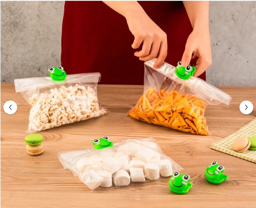 A788665729 (3'LÜ SET) Cutie Paket Klipsi Sevimli Hayvan Figürlü 