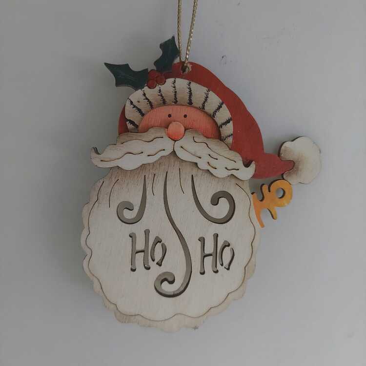 BB0DGNV5JJY El Sanatları İçin Küçük Noel Baba Asılı Süs Ağaç İçin Ev Dekorasyon 1 Adet
