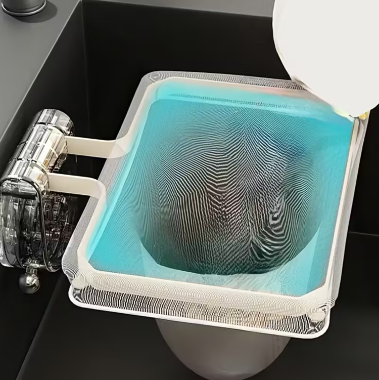 DA1498675 1 adet Raf Güçlü Emişli Mutfak Lavabo Filtresi + 100 adet Filtre Ağı / Yarı Saydam