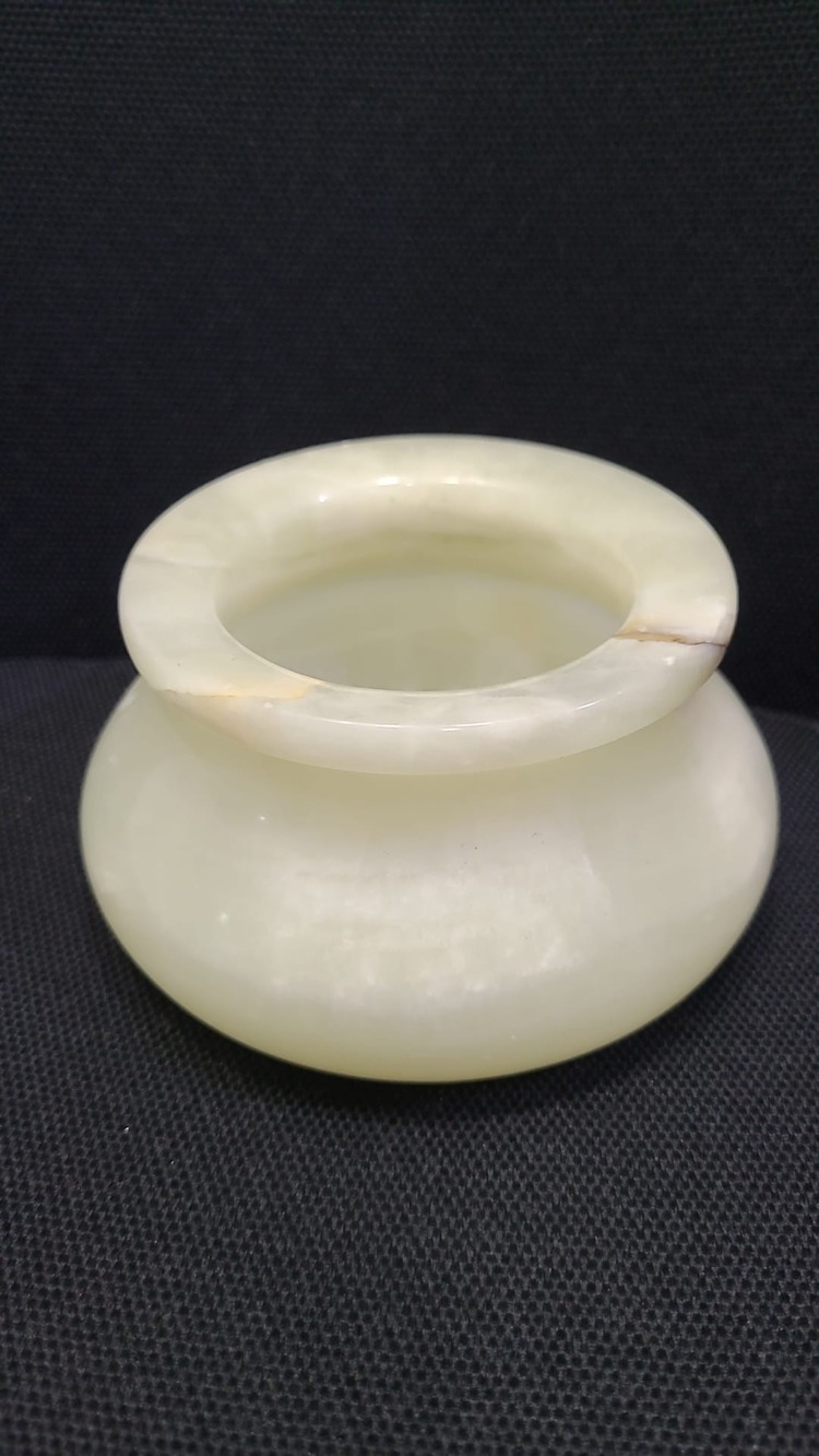 A892447576419 Beyaz Tik Mermer Dekoratif Kase Perigold 10cm 1 Adet