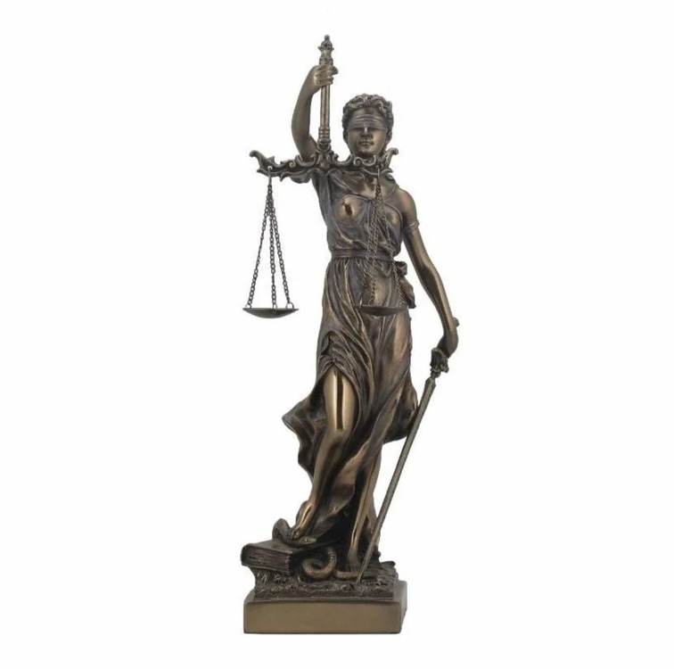 WU71832A4 Wise Adalet Biblo 12x11x33cm Bereket Veronese Hediyelik Themis 1 Adet
