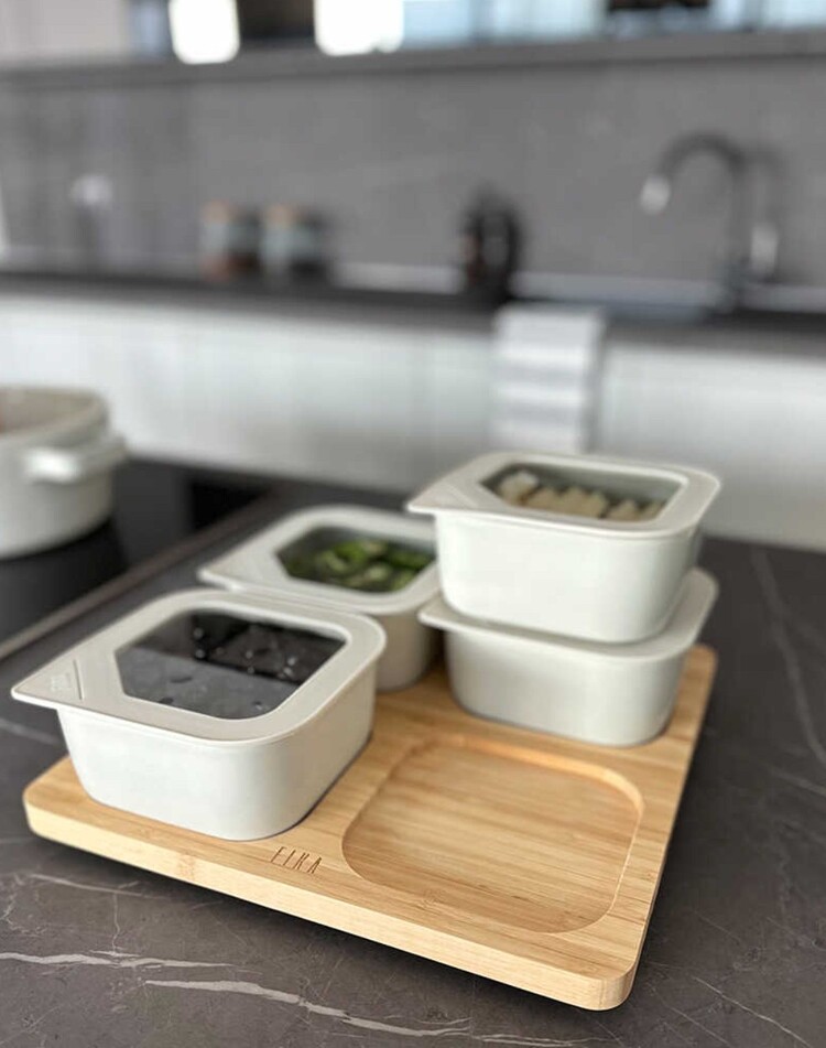 D-NEOBRK-01 Neoflam Fika One 4'lü Kahvaltı Mutfak Set Bej İskandinav Tasarım 1 Adet