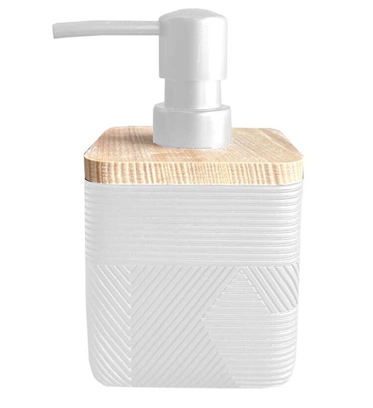 D-21120 Madera Sıvı Sabunluk, Beyaz Banyo