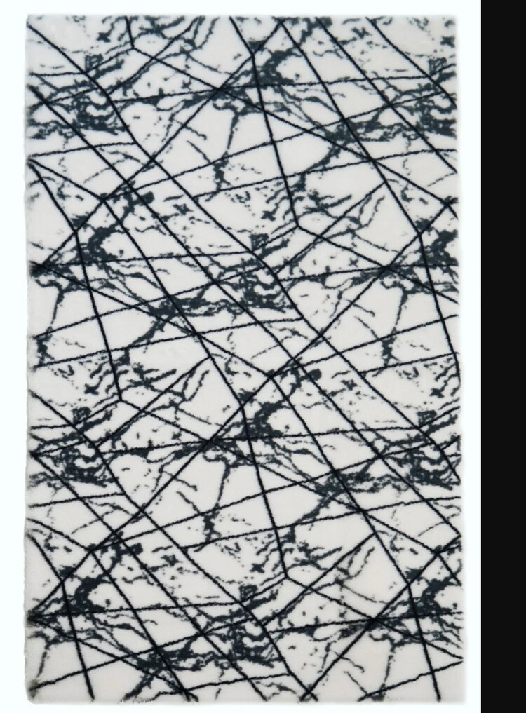 MRBL_4612f0 Marble Halı | Beyaz 100 x 150 cm