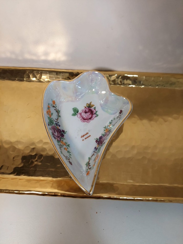 A2506 T. Limoges Şekerlik Lokumluk Kase 12x8,5x3cm El Yapım Porselen 1 Adet