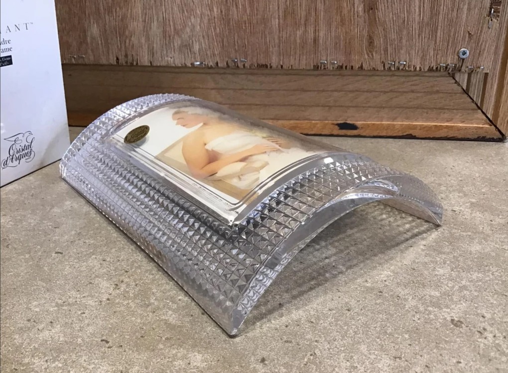 026102371602 Cristal D'Arques Dış Bükey Kristal Şeffaf Çerçeve Crystal 10x15cm 1 Adet