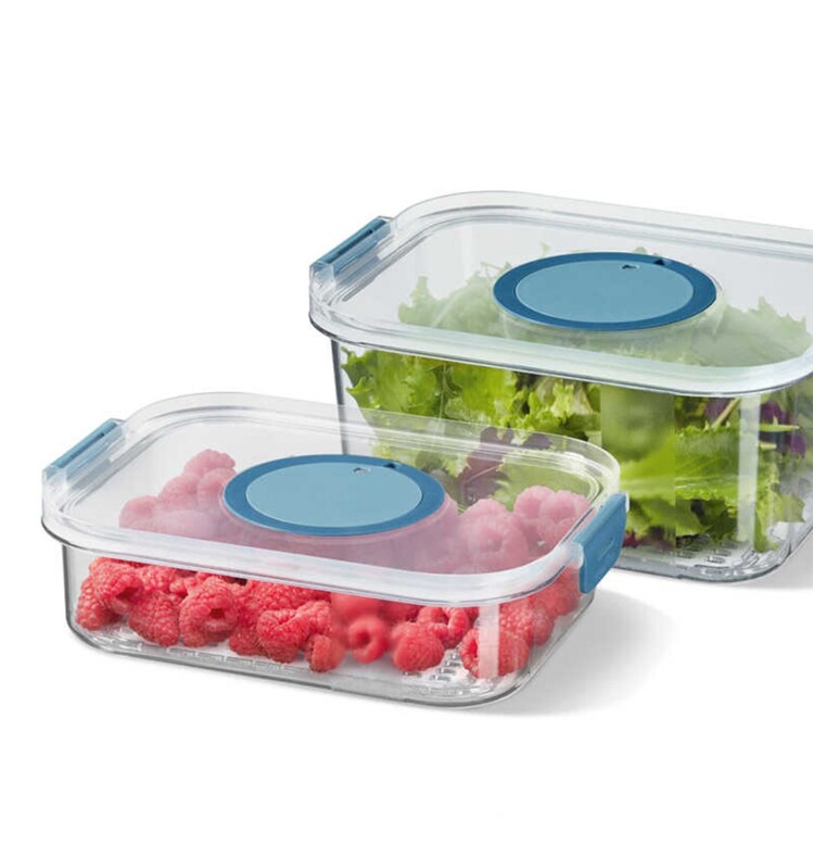 M-SKS03-16-02 Seoul Buzdolabı Saklama Kapları 2'li Set (1200 ML + 2000 ML)