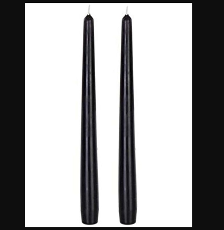 A8682998806004 Horizon Candle 25cm Şamdan Mum Siyah Parti Süs 1 Adet