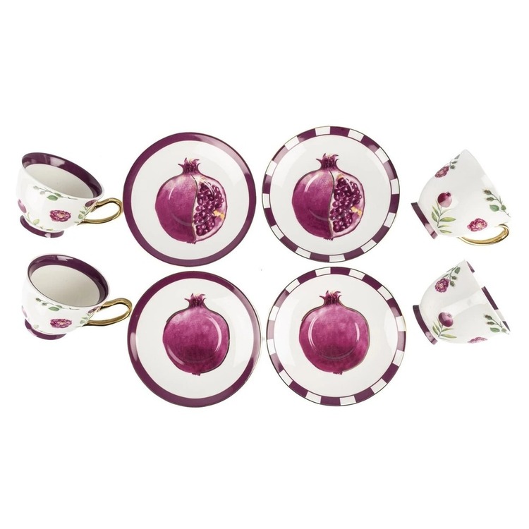 AP123.350284 Benim Evim Fortuna 2'li Kahve Fincan Set Sofra Mutfak