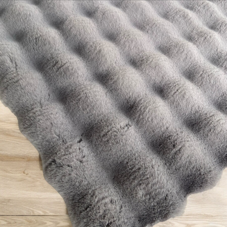 BUBBLEGRİ_banyo_44325 Bubble Halı | Gri 75 x 110 cm
