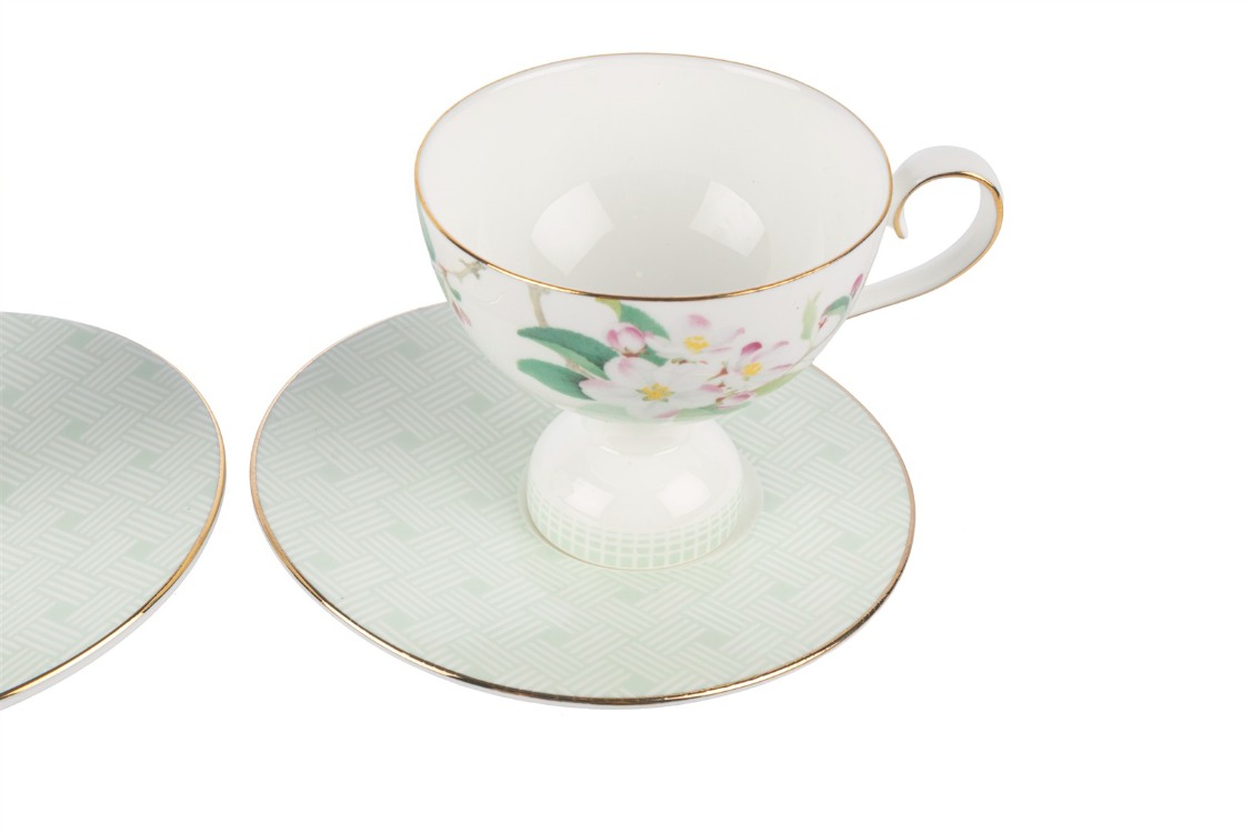 P367.132337 Mint Petal 2li Kahve Fincan Seti 90cc Mutfak > Butik Porselen