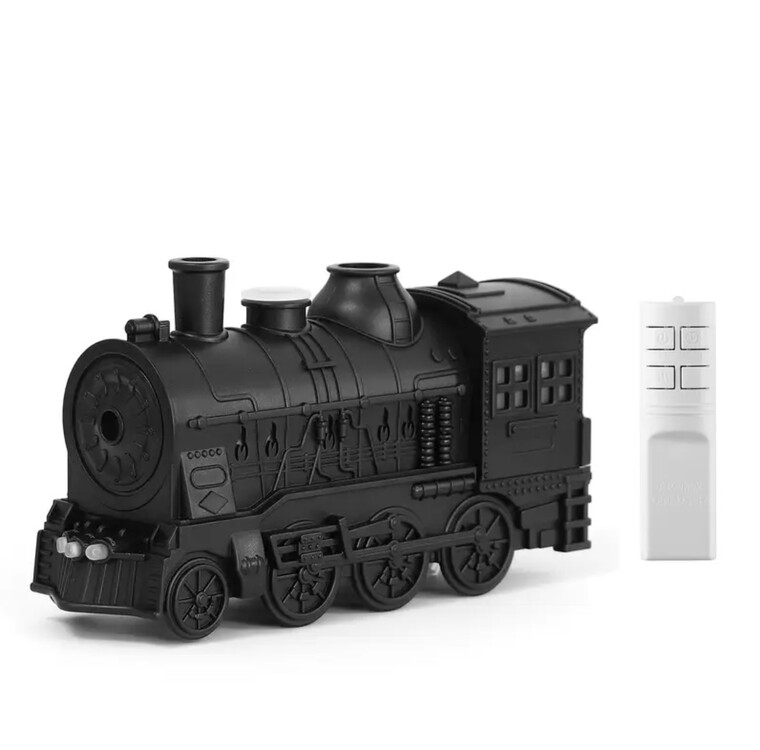 PY784588 Siyah Tren Esans Yağı Difüzörü AMRIVER 300ml USB ile Çalışan Çift Işıklı