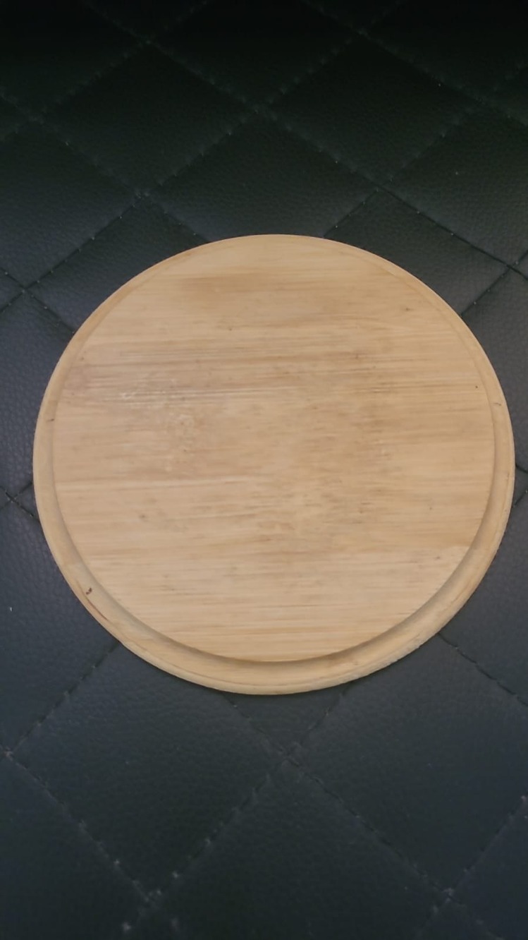 ACXSR5YK Vintage Eskitme Bambu Ahşap Yuvarlak Bardak Altlık 12x12x1,5cm Açık Kahverengi 1 Adet