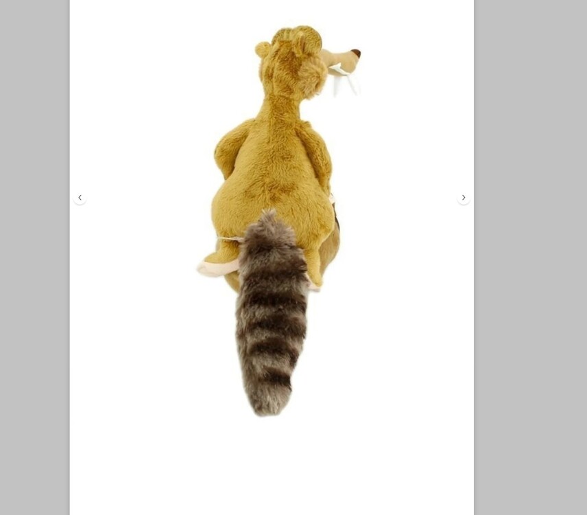  A1753028 Ice Age - Buz Devri Scrat Ve Hediyesi Peluş Oyuncak Çocuk