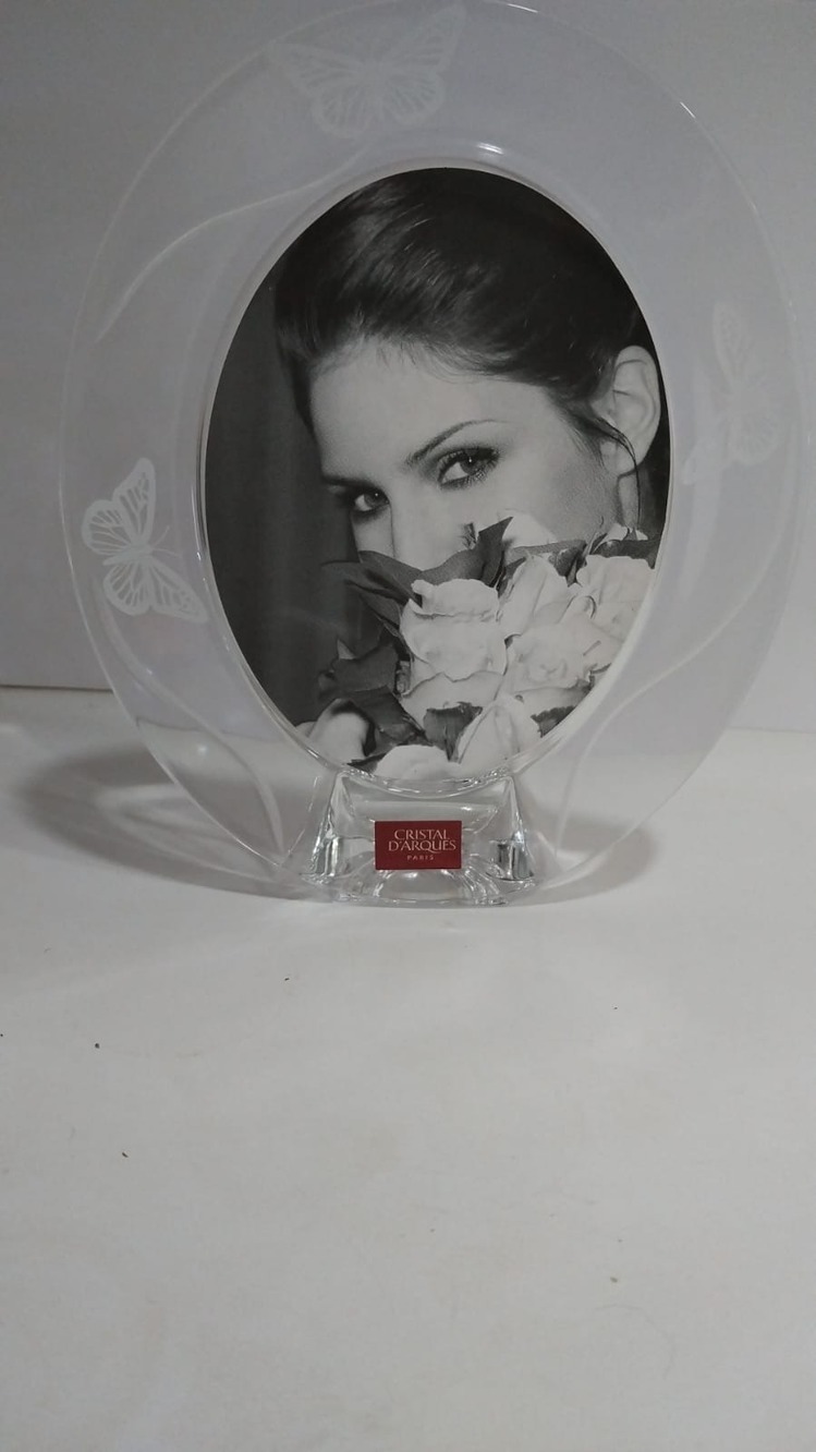 026102884751 Cristal D'arques Oval Çerçeve Murmure 19x16cm Paris 7,25x6,25inch 1 Adet