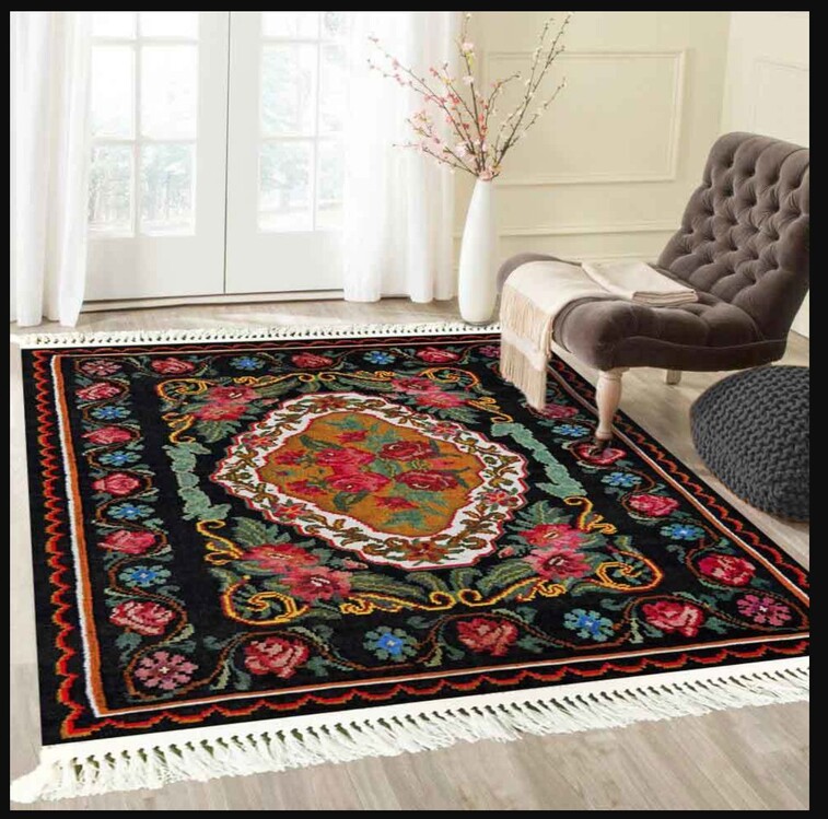 0662.V-6009 Vintage Halı | V-6009 80 x 200 cm Home