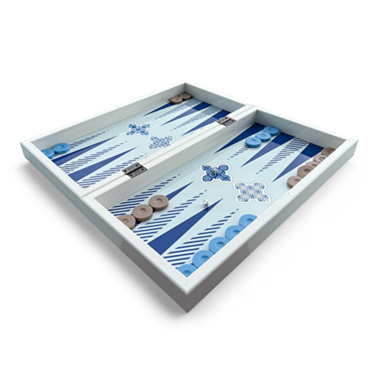BGD8681126437172 Biggdesign Blue Tile Tavla, Çizilmez Zeminli, Mıknatıslı MDF Kasa, 2 Kat Vernik