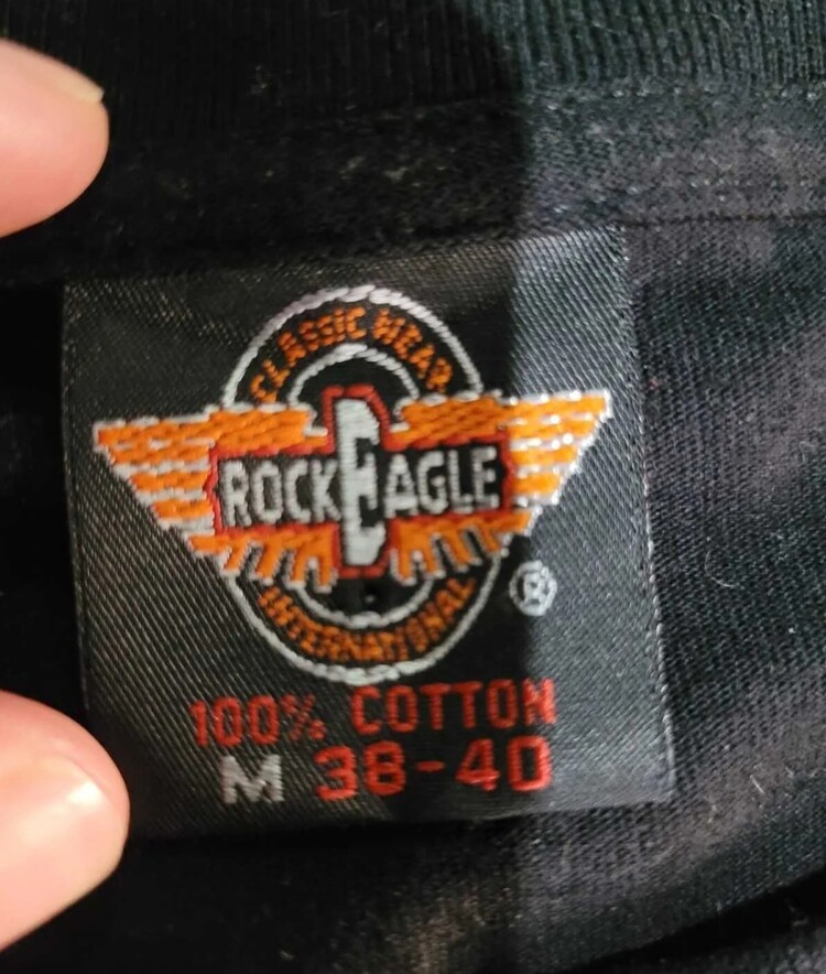 4048T Classic Wear Rock Eagle International %100 Cotton M 38-40 T-shirt Tişört 1 Adet