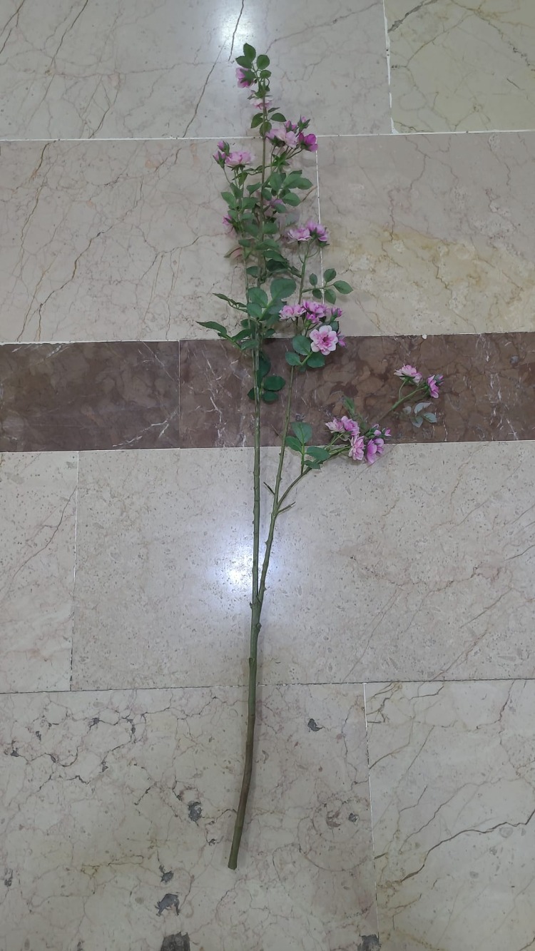 33-2134 lila bahar dalı Yapay Çiçek 1 Adet 90cm
