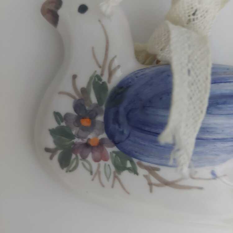 B333205 El Yapımı Seramik Kuş Yükseklik 6cm Genişlik 11cm Hediyelik
