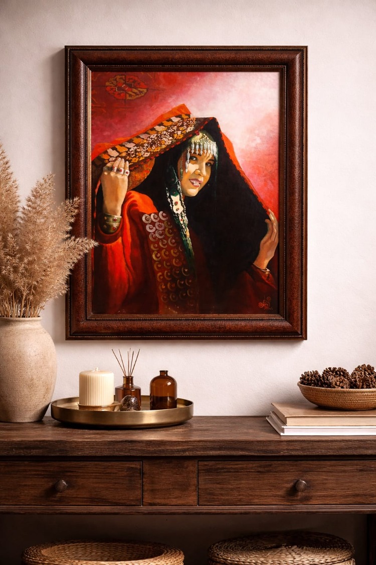 155619032026 93 x 73 cm ölçülerinde, el işçiliği yağlı boya tablo